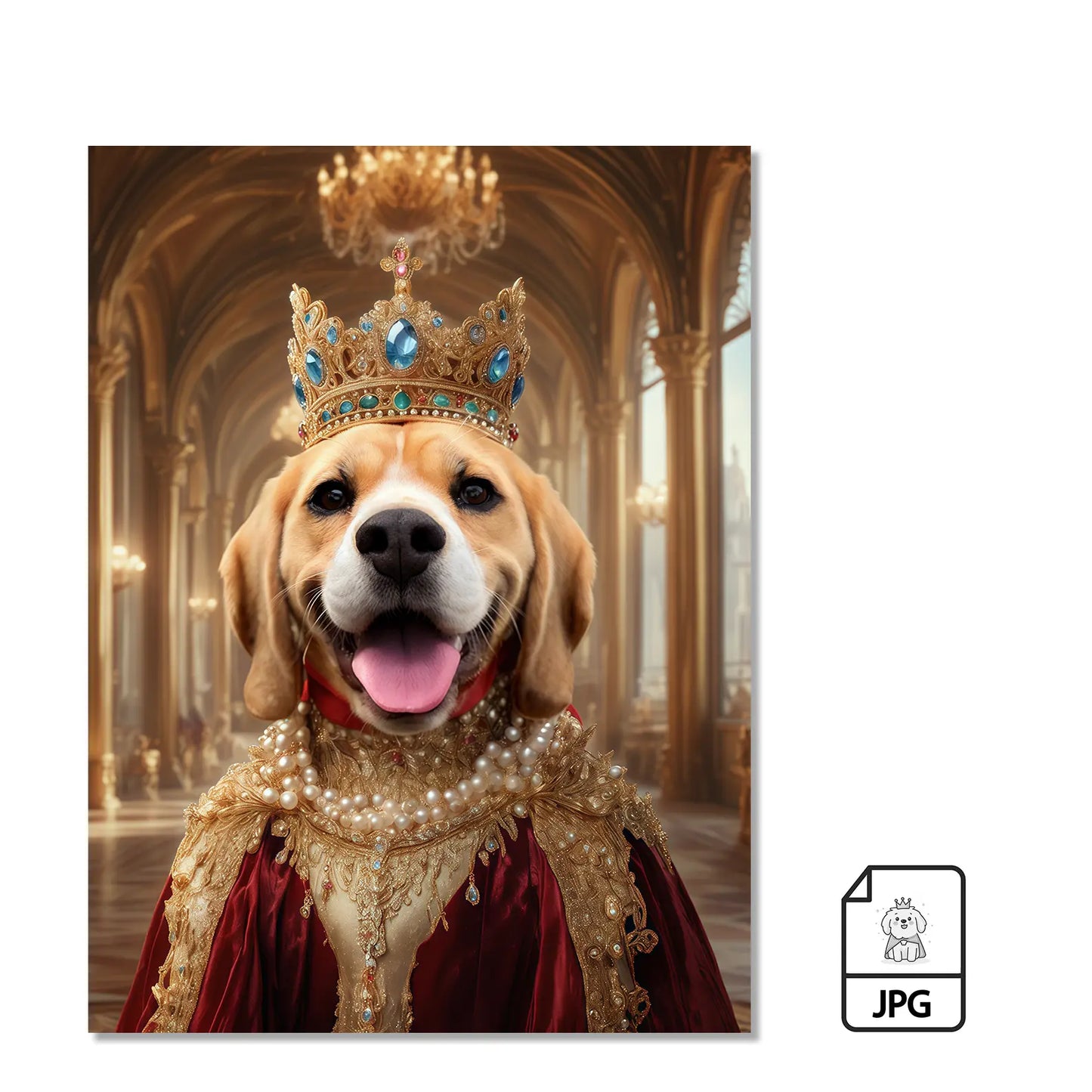 Royal Crown on Canvas