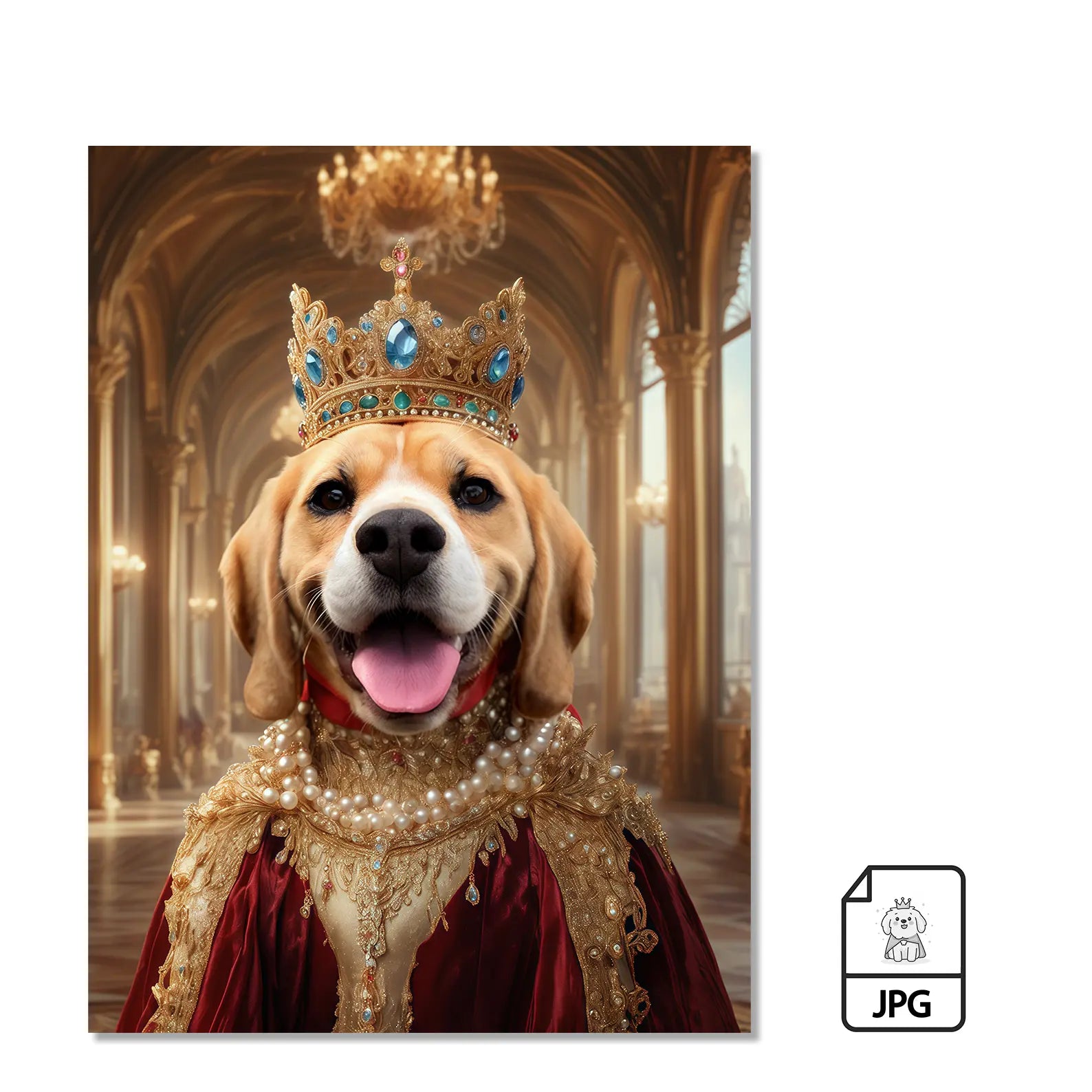 Royal Crown on Canvas