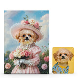 Garden Princess on Canvas