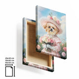Garden Princess on Canvas