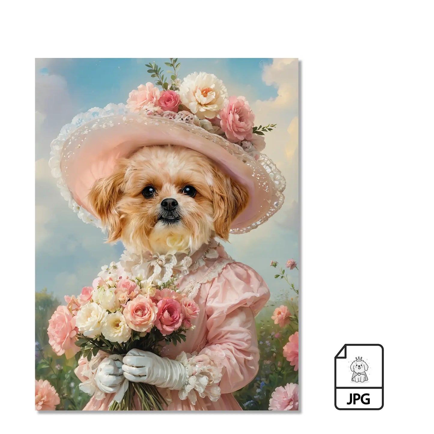 Garden Princess on Canvas