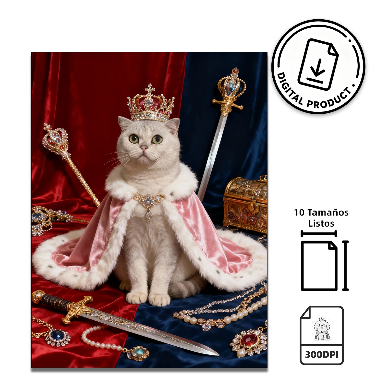 Reina de cuatro patas