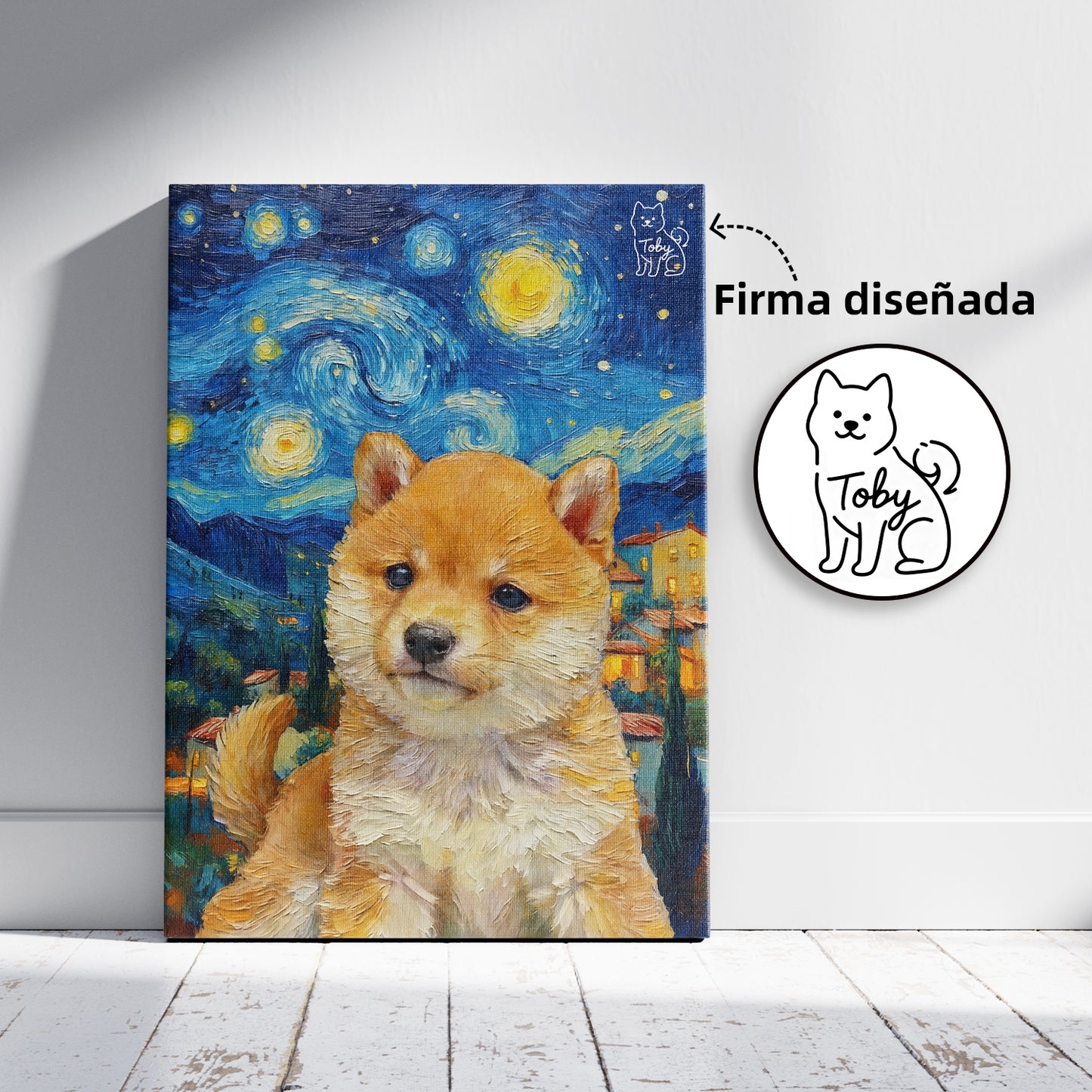 Retrato la noche estrellada