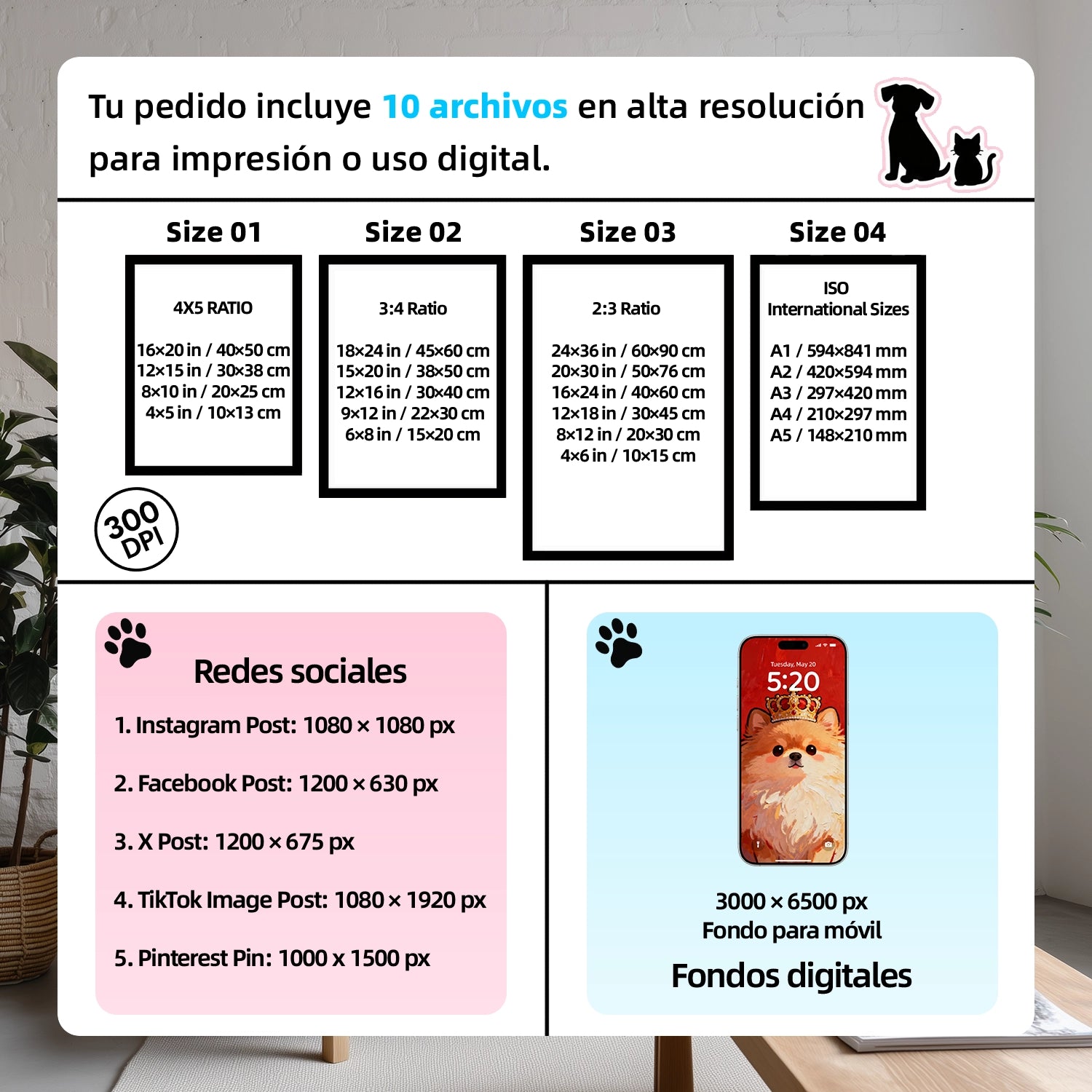 Pintura al óleo - Dos Mascotas