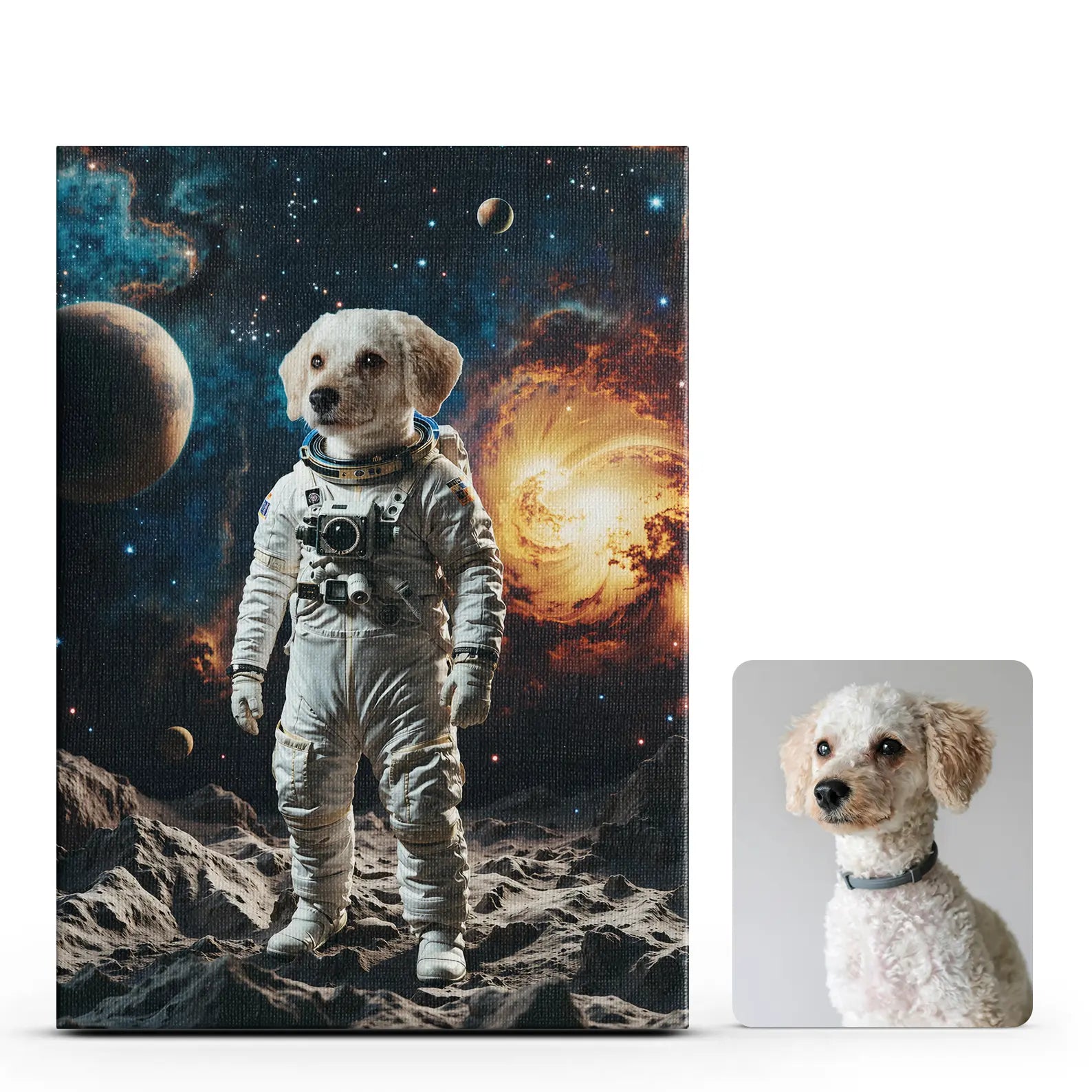 Astronauta en Lienzo