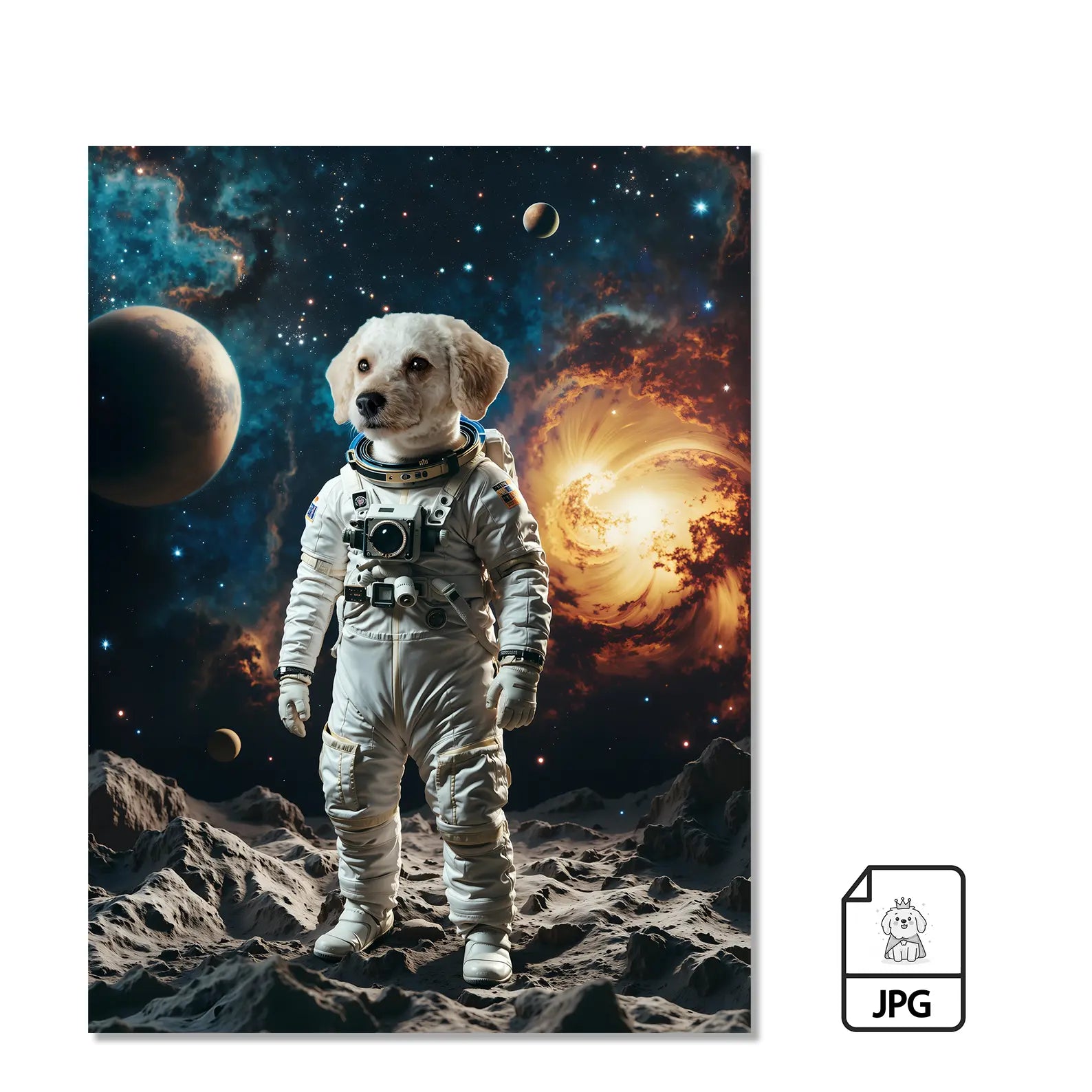 Astronauta en Lienzo