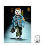 Chaqueta Denim en Lienzo
