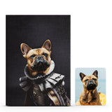 Black Knight on Canvas