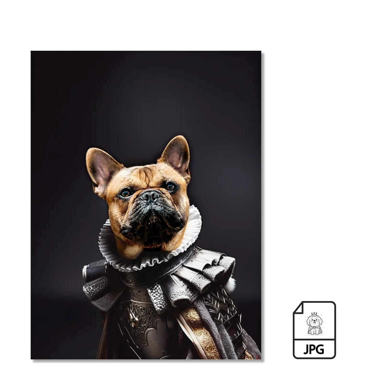 Black Knight on Canvas