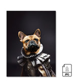 Black Knight on Canvas