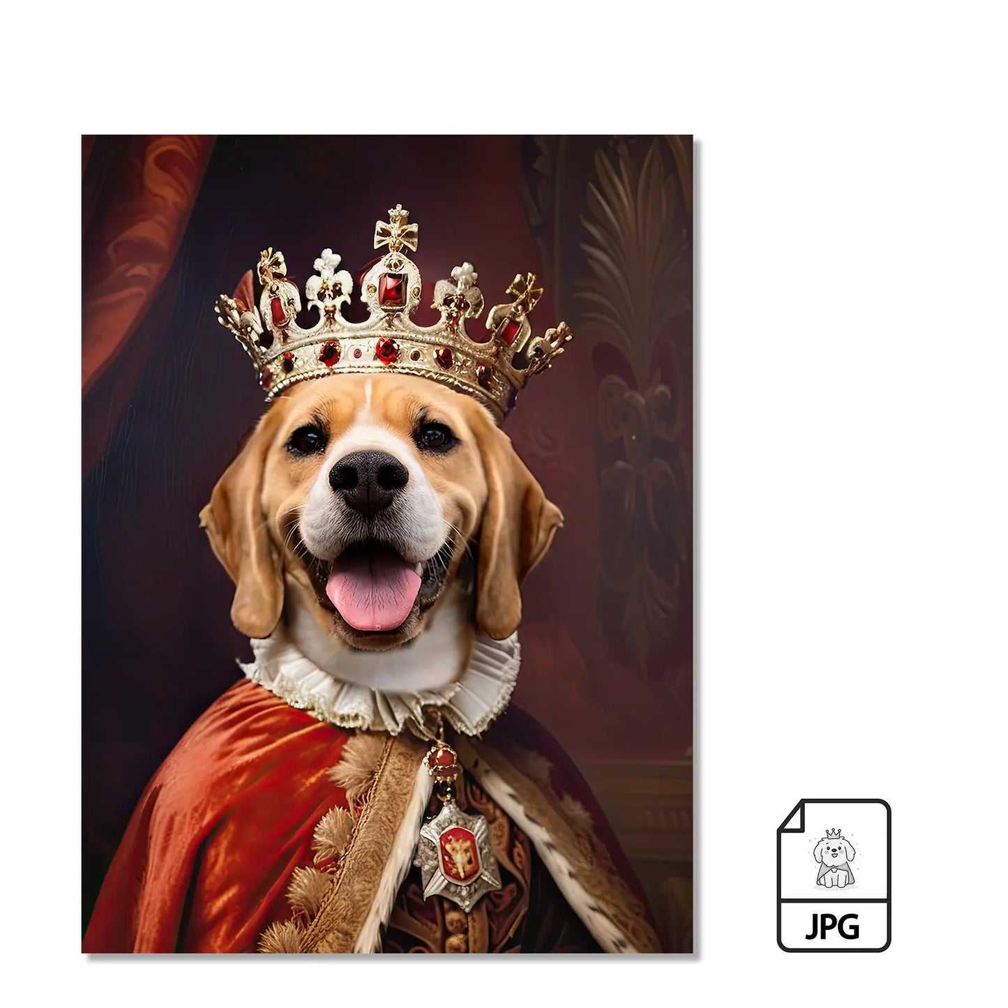 Royal Portrait on Canvas