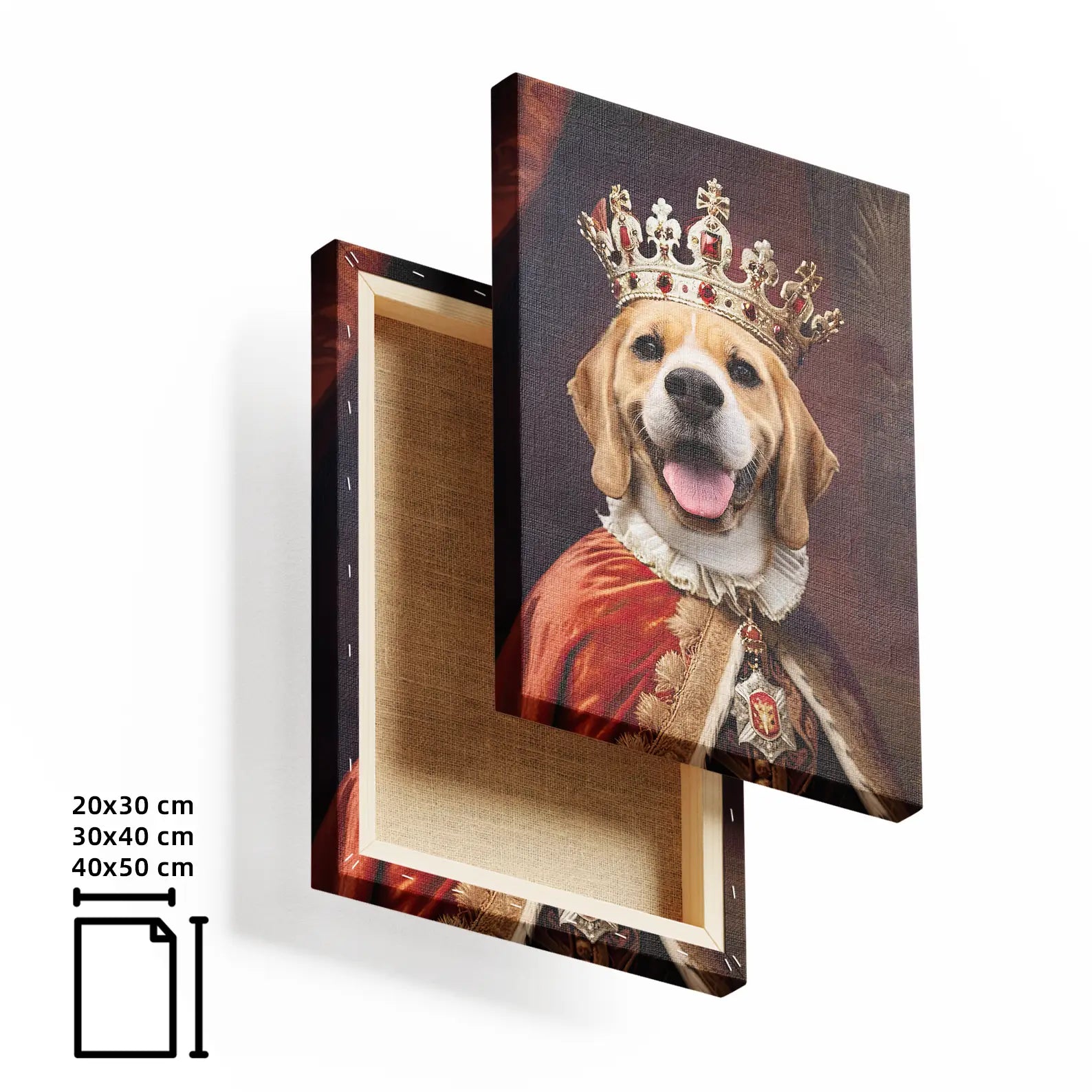 Royal Portrait on Canvas