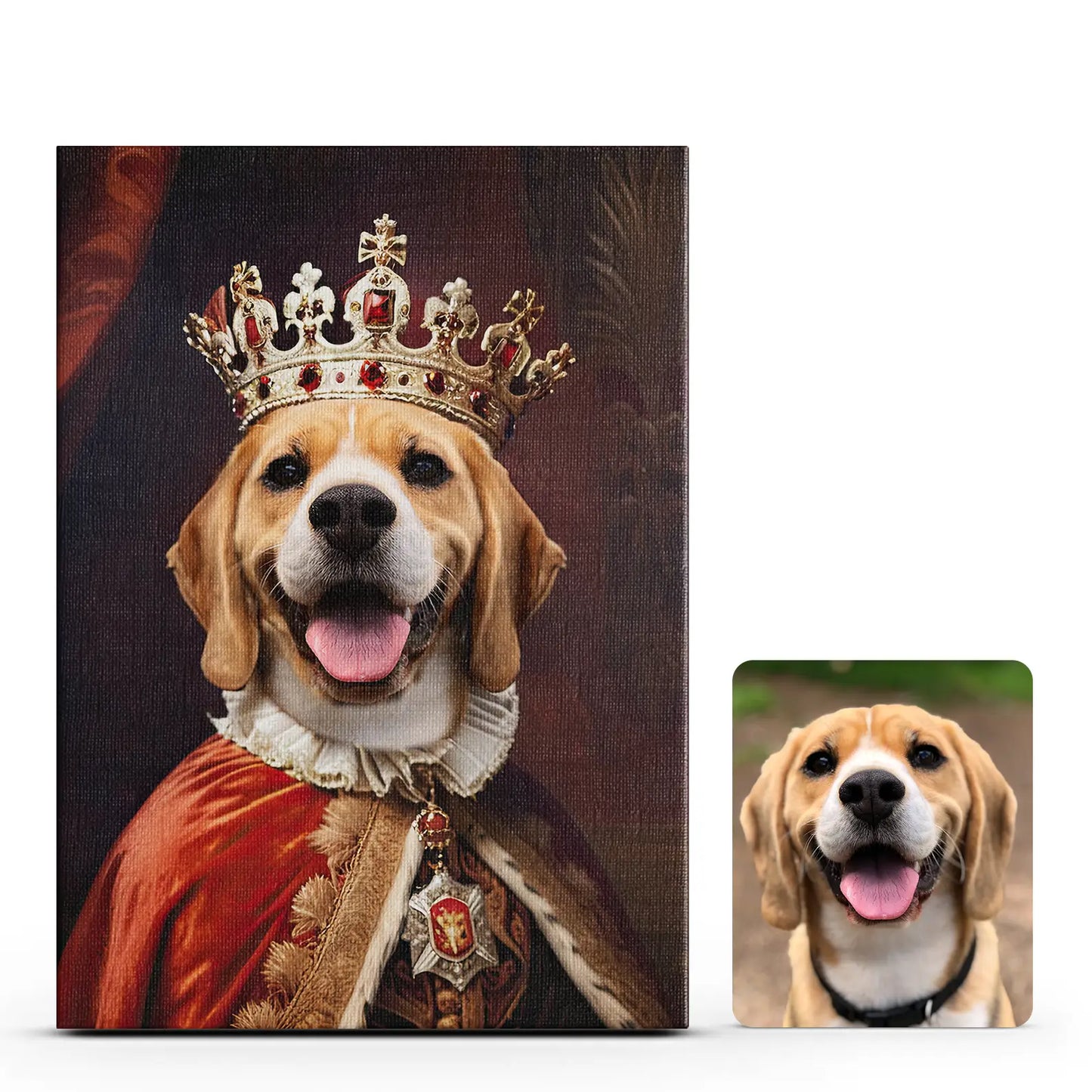 Royal Portrait on Canvas