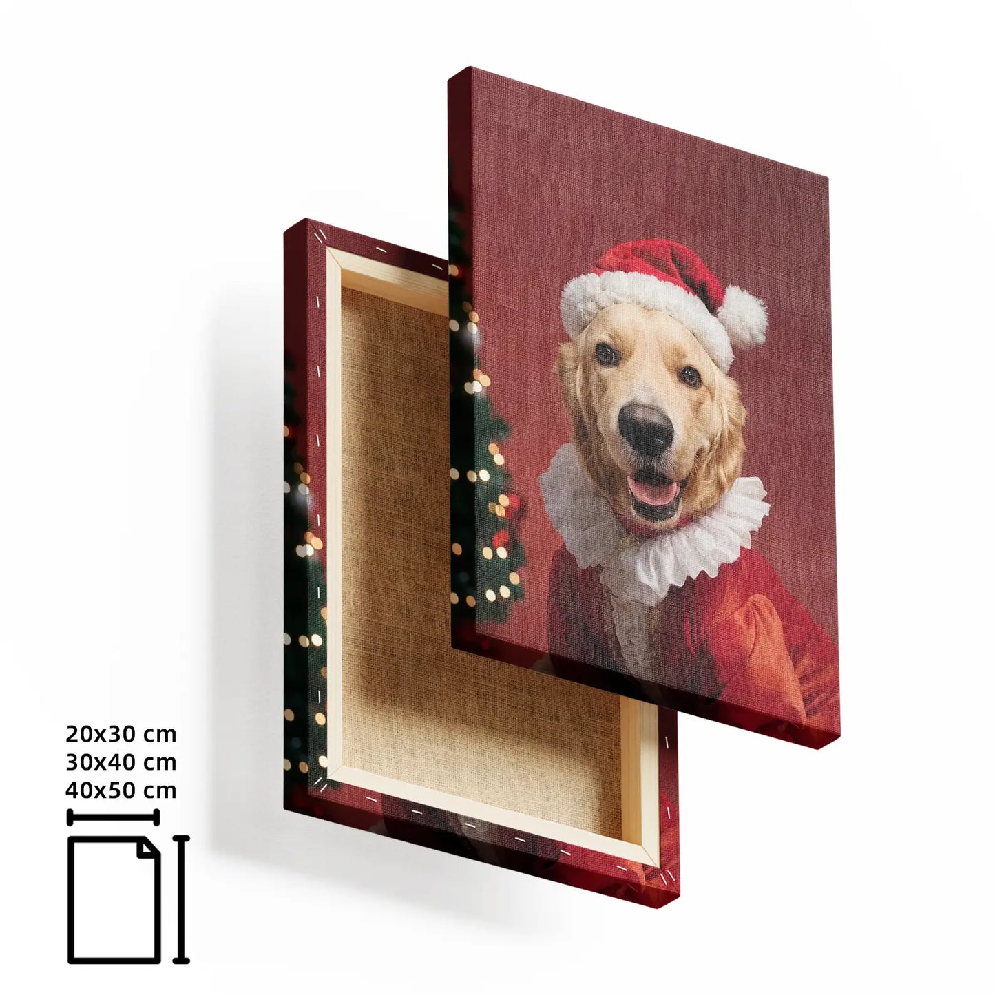 Santa Claus en Lienzo
